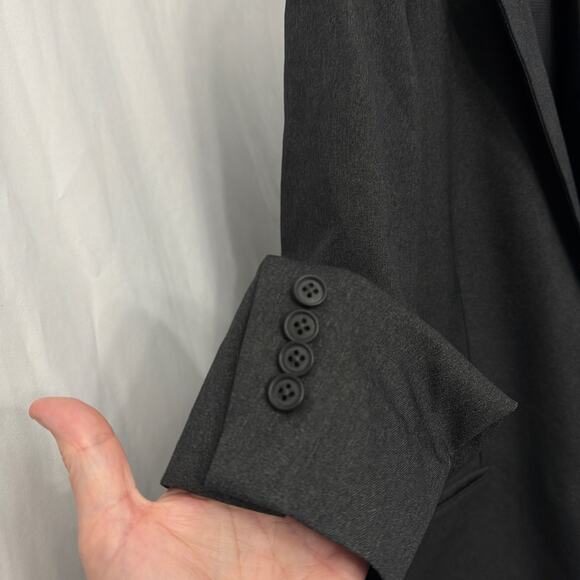 Bluffworks Gramercy Blazer Mens Size 48 Large Dark Gray Jacket - Picture 10 of 12